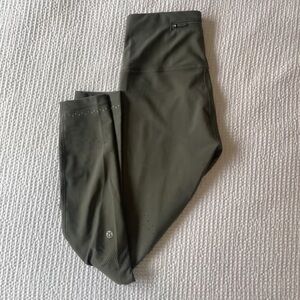 Lululemon green leggings 6